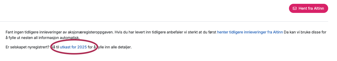 Hent utkast fra Skatteetaten