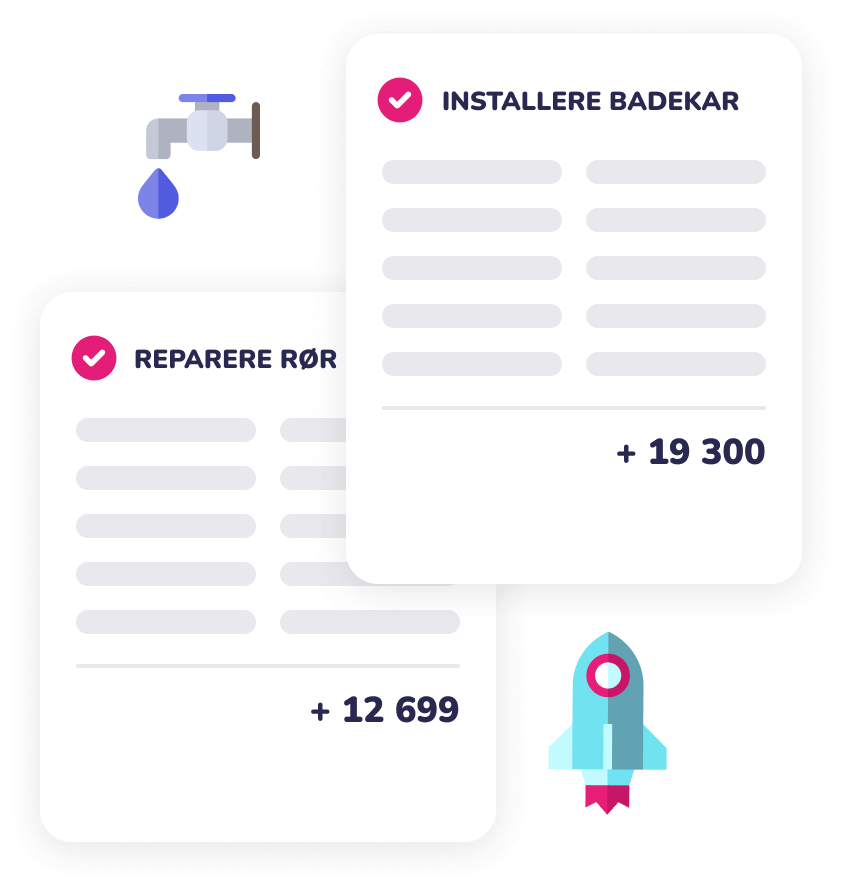 Prosjektverktøy for rørleggere